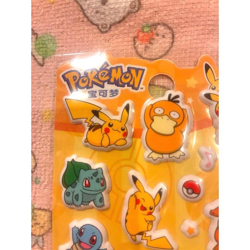 Pokemon plump sticker 3D sticker