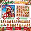 Capybara Christmas Countdown Calendar 24PCS 3D Mini Figurines Xmas Tree Hanging Pendants Advent Surprise Holiday Gift Box