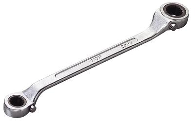TOP Industrial Ratchet Box 24 Made In Japan (TOP) Wrench, 8x10mm, Switchable, Gears, RW-8x10, Tsubame-Sanjo,
