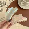 Iridescent Mermaid Hair Claw: Large Imitation Acetate Shark Clip for Women