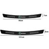 1Pcs Car-Styling Carbon Fiber Door Sills Protector Decoration stickers For Skoda Fabia Superb Rapid Karoq Kodiaq Yeti Octavia