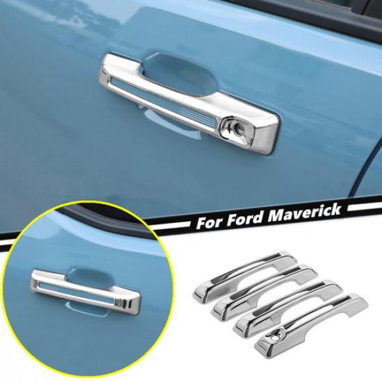 4P Car Door Handle Cover Trim For Toyota Tundra -2025 Accessories ABS Chrome