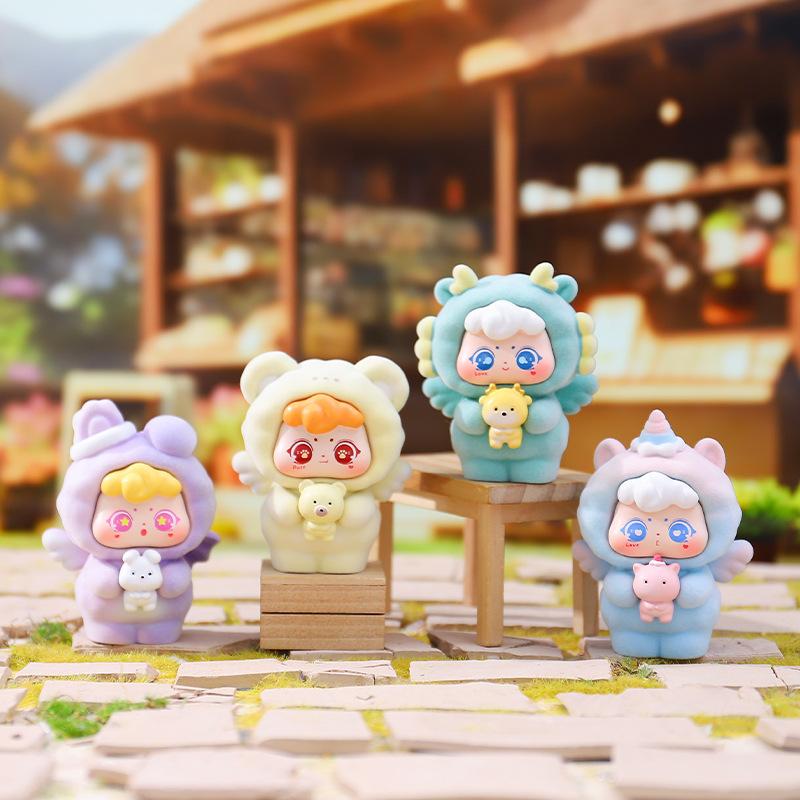 Sweet Anegl Series Mini Fluffy Animal Blind Box Cute Action Figures Collectible Toy Surprise Mystery Box Dolls Birthday Gift