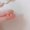 Compact and Exquisite Bow-shaped Earrings for Women, Featuring A Light Luxury Style and High-end Ear Jewelry.
