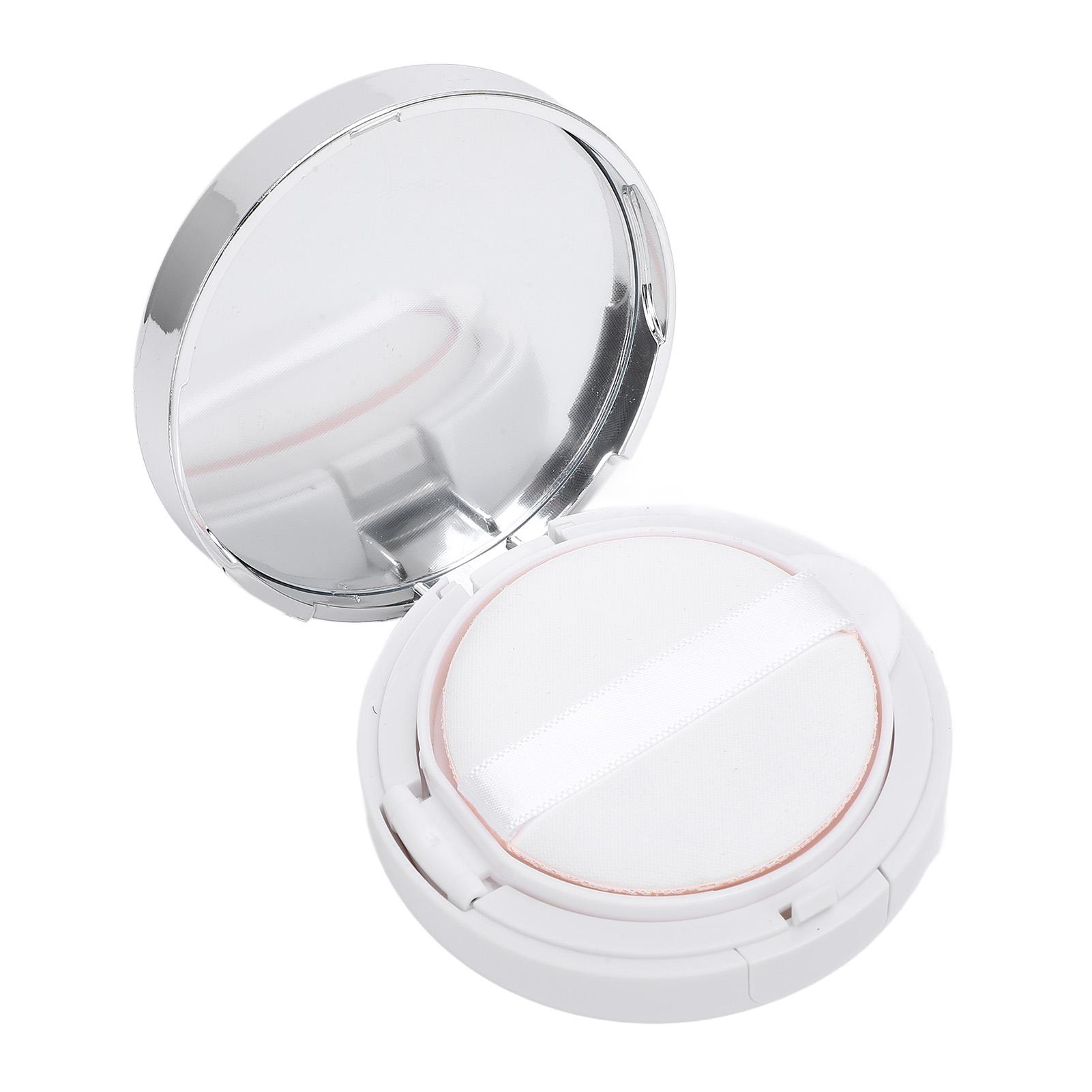 

Пустая коробка для кушона с зеркалом, пуховкой, ложечкой, перезаполняемой герметичной крышкой, контейнер для пудры для макияжа