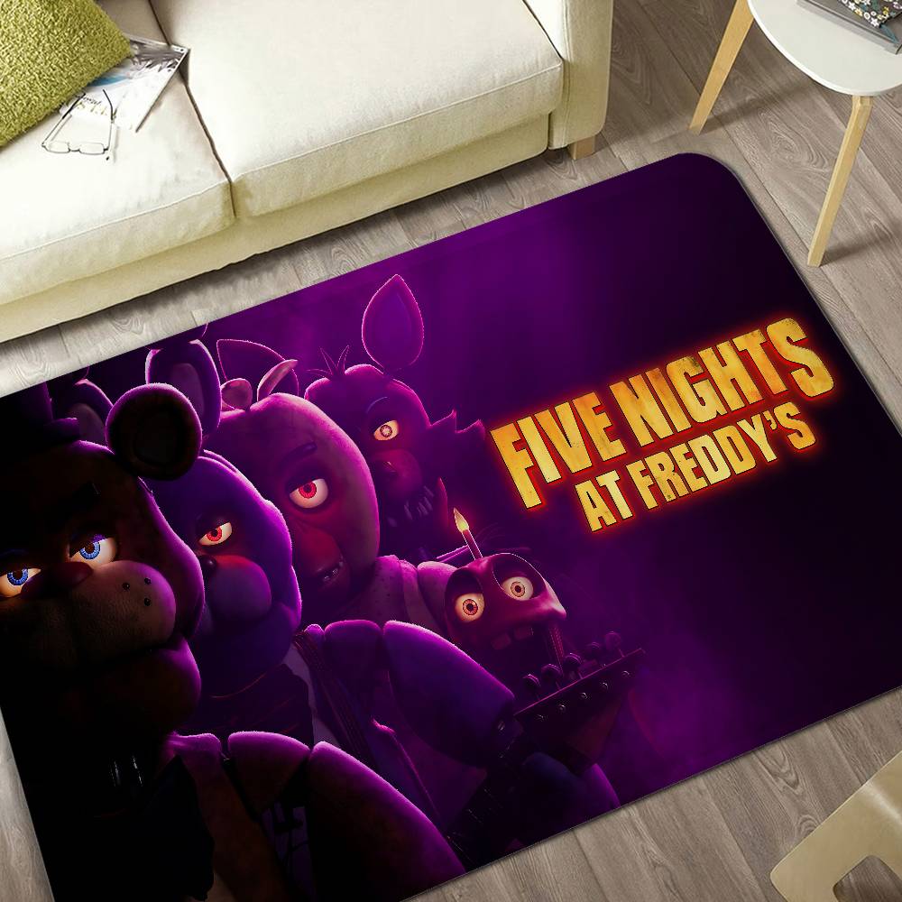 F-Fnaf F-Five-N-Nights-At-F-Freddys Anime Door Mat Anti-slip Absorb Water Long Strip Cushion Bedroon Mat Bedside Mats