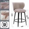 Modern Minimalist Swivel Bar Stool