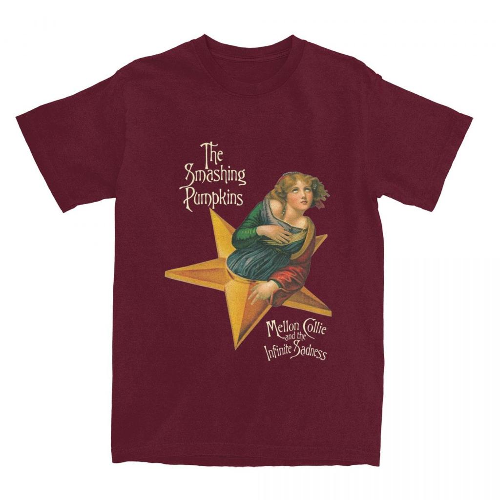 The Smashing Pumpkins TShirt Beach Mellon Collie and the Infinite Sadness YK T Shirts Cotton Tee Shirt For Unisex Top Tees