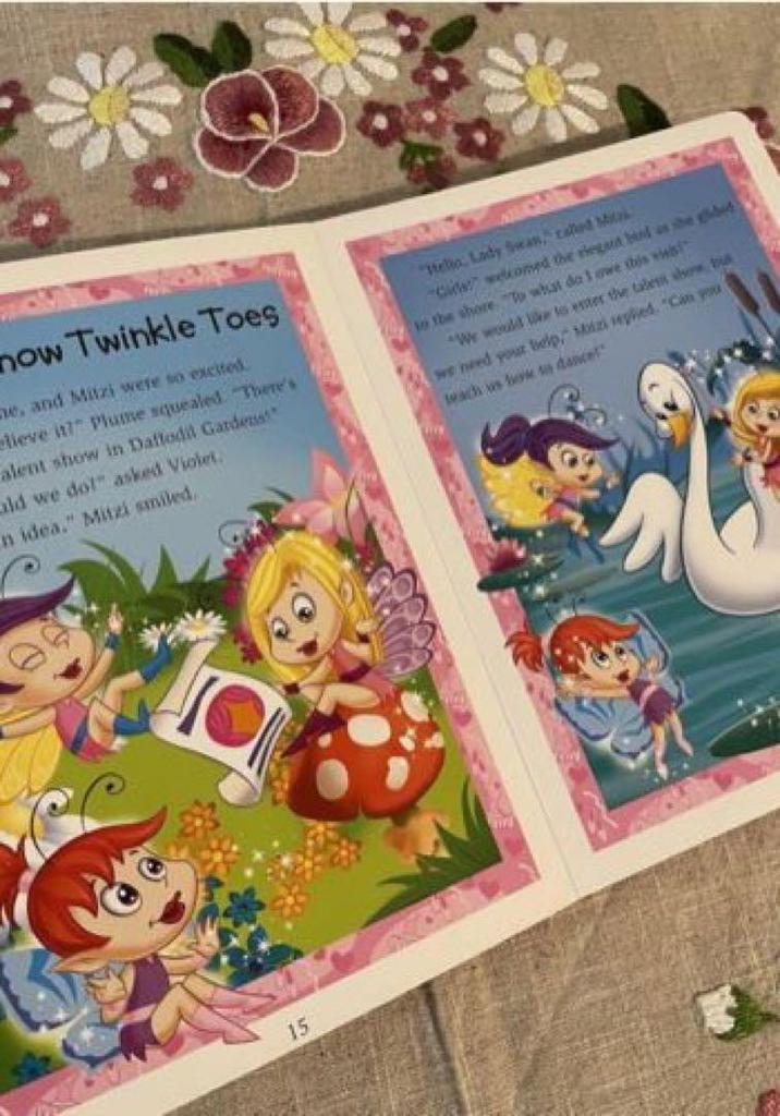 [USED] Fairy Picture Book: Fairies Forever Friendship and Happiness English Picture Book Fairy