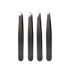 Stainless Steel 1/2/4 Piece Tweezer Set With Precision Tips Non Slip Handle Perfect For Eyebrow Shaping Facial Hair Removal