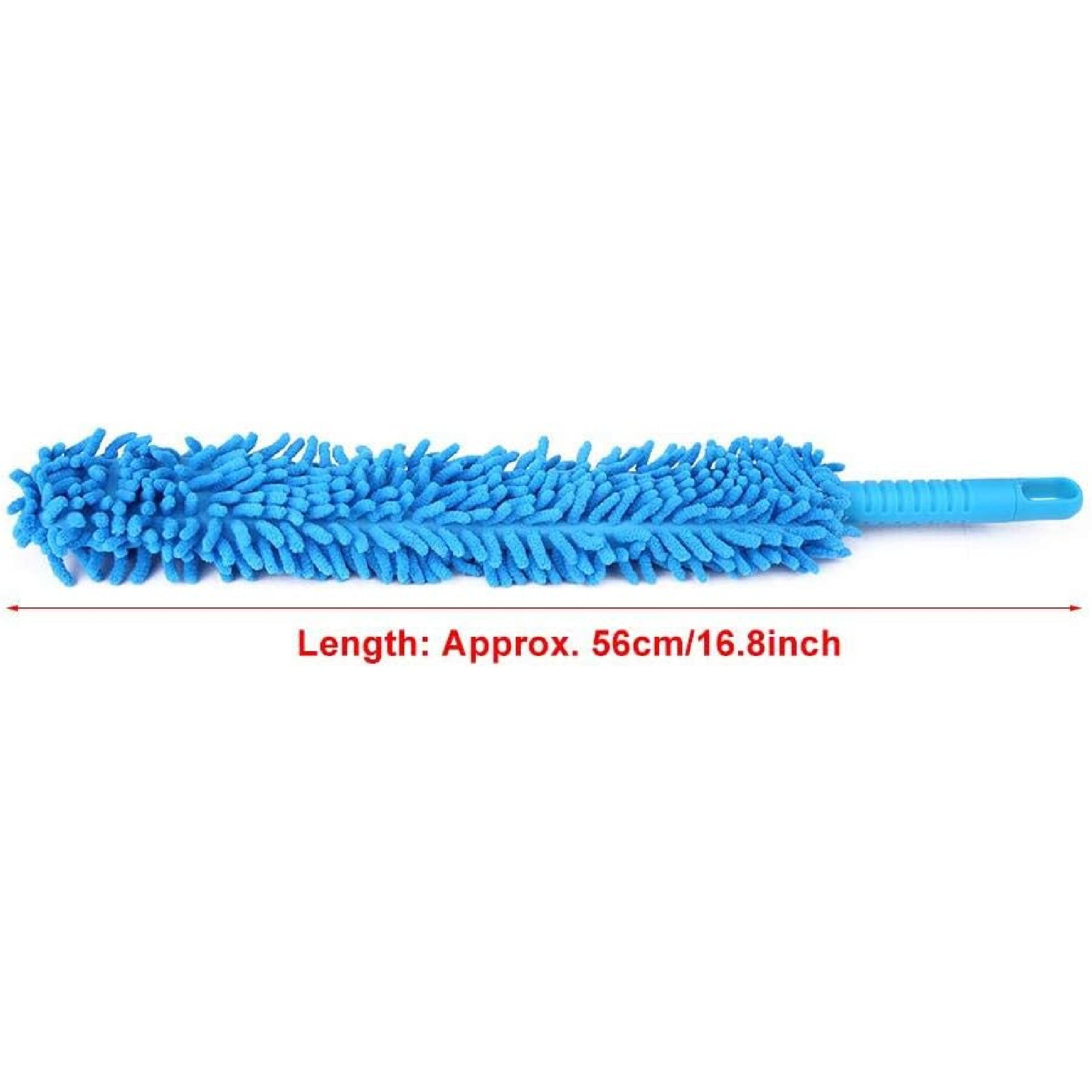 Aramox Wheel Cleaning Brush, Microfiber Car Cleaning Brush Long Soft Flexible Wheel Wash Cleaner Tool, 16.8inch