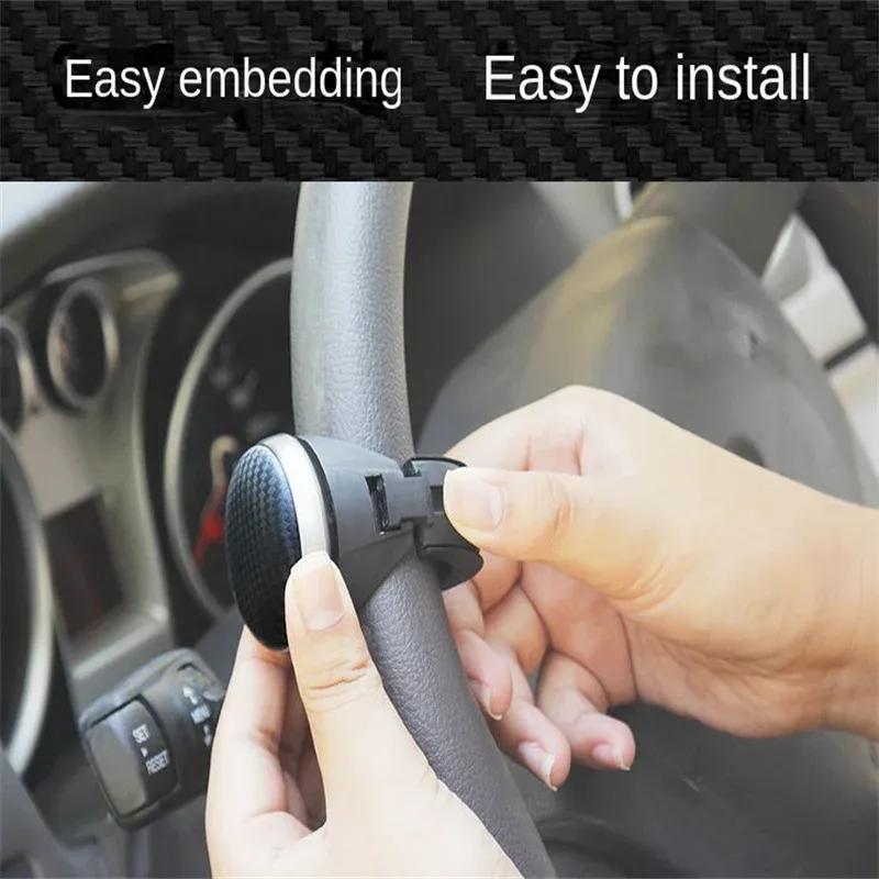 Car Steering Wheel Booster Rotation Knob 360 Degree Rotation Bearing Power Handle Spherical Auxiliary Hand Control Steering Whee