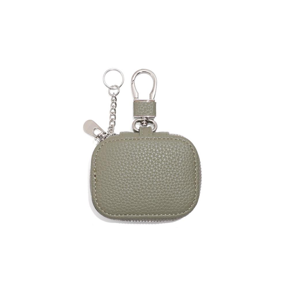 Gifts Waist Hanging Key Wallets PU Leather Portable Earbud Carrying Case Key Bag Universal