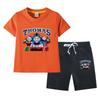 Thomas Kids Boys' 2023 Cotton Summer Set: Short Sleeve T-shirt & Capris 2-Piece