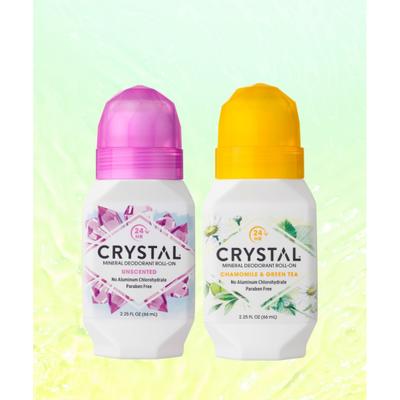 Crystal Crystal Deodorant 66ml Unscented   Chamomile Roll On 2 Types