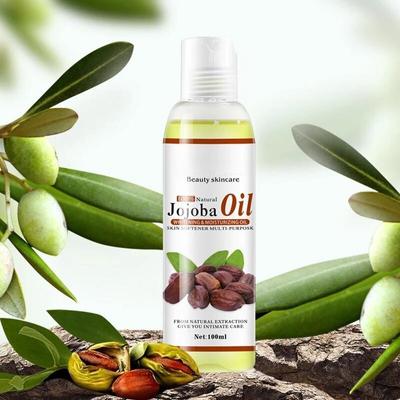 100ml Disaar Natural Organic Jojoba Oil Massage Skin Care Relieve Stress Relaxing Moisturizing Brighten Tone Essential Oil