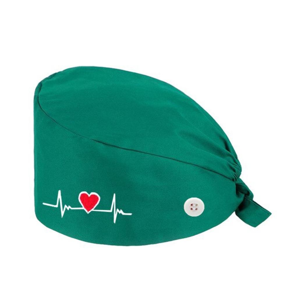 Cotton Doctor Work Hats Printed Lab Nursing Scrubs Cap Fashion Beauty Work Hats