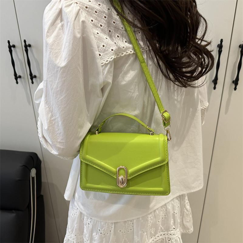 Pu Small Square Shoulder Bag With Magnetic Closure For Casual Daily Use