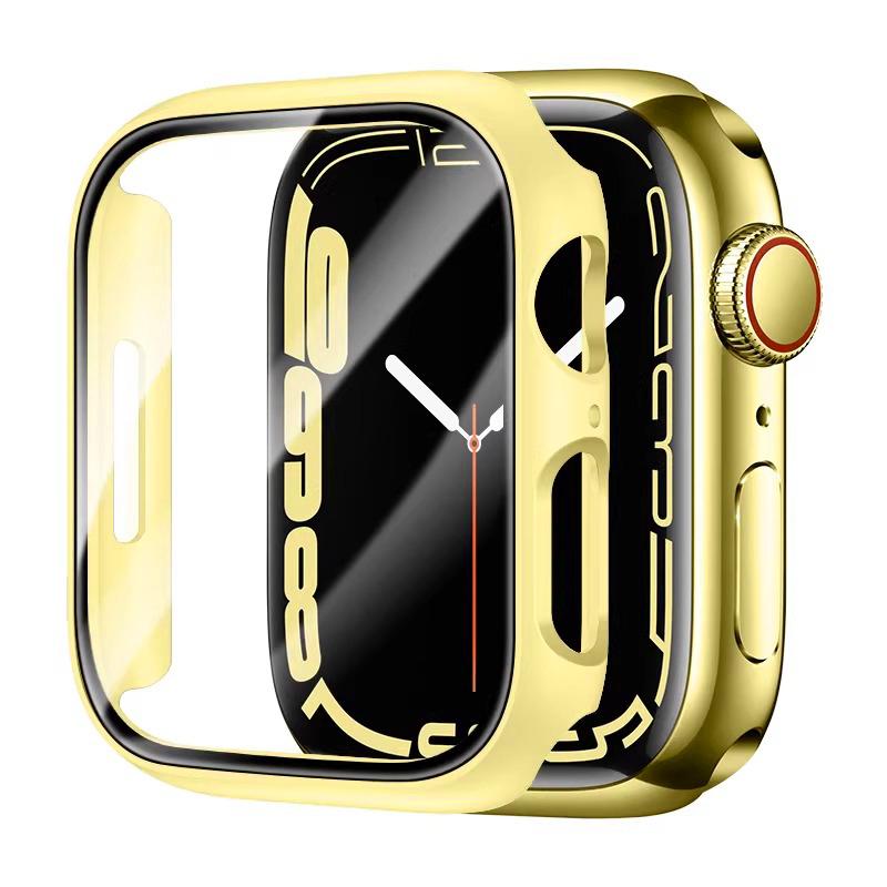 Case for Apple Watch 46mm 42mm 49mm 45mm 41mm 44mm 40mm PC Bumper Anti-fall Protective Sleeve iWatch Series 11 10 Ultra 9 8 7 SE