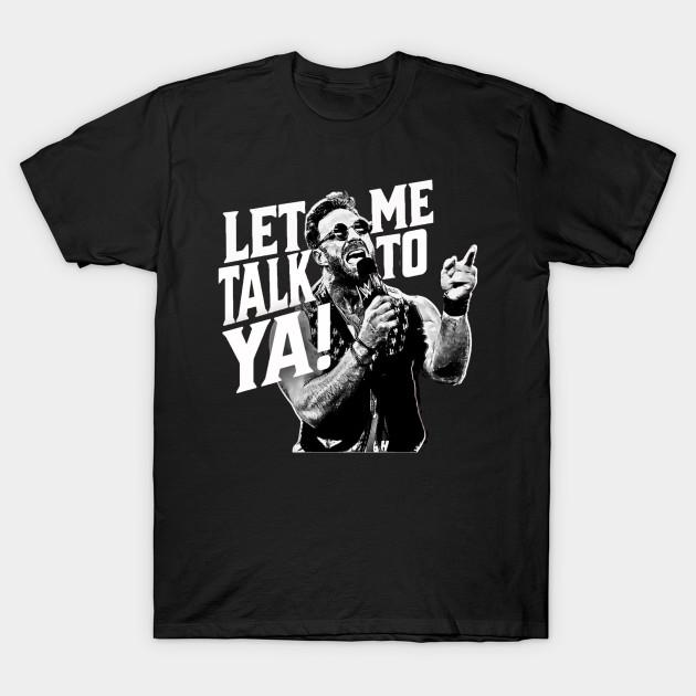 Men Black Print T-shirt La Knight Yeah Let Me Talk To Ya La Knight No-Cut Transfer Paper Print Cotton Tshirt M чёрный