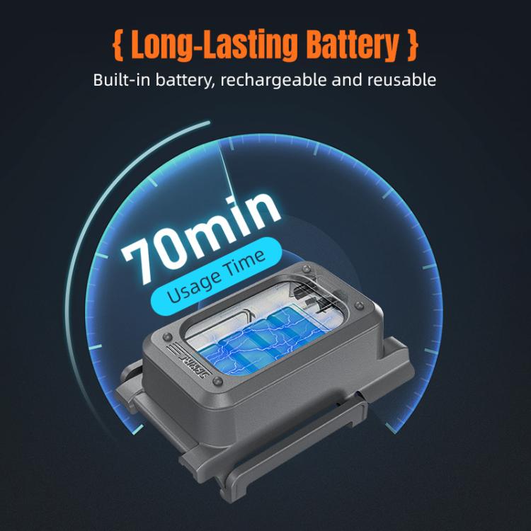 For DJI Neo 2 STARTRC LED Light Heightened Landing Gear Training Rack (Black)