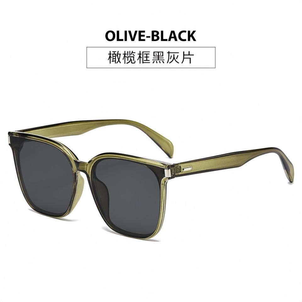 Luxury And Exquisite Oversized Square Frame Unique Square Rivet Design Neutral Outdoor Driving And Travel Sunscreen Sunglasses