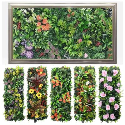 UV Protection Artificial Plant Wall Panel DIY Artificial Fern Grass  Privacy Screen