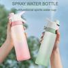 Large Capacity Water Bottle Spray Sports Water Cup Gradual Fog Surface Water Cup