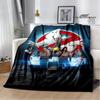 Coperta Stampata Cartoon G-Ghostbusters Calde Coperte in Flanella Morbide e Confortevoli Coperta da Casa Viaggio Fodere per Letto Regalo di Compleanno