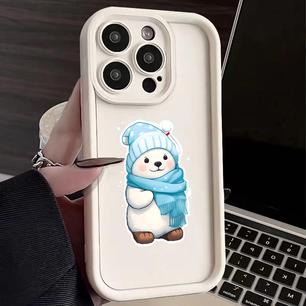 Ae102 Vánoce Šťastný Nový Rok Pouzdra na telefon pro Xiaomi 14T 12 11 Lite 5G NE Redmi 13C 14C 9C 9a A2 A3 Note 12 Pro 11s Andělské oko Žebřík Ochranný kryt