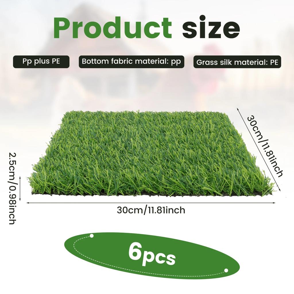 6PCS/Set Chicken Nesting Pads 12inch Square Chicken Laying Pads Nonslip Chicken Coop Nest Liners Soft Reusable Poultry Supplies