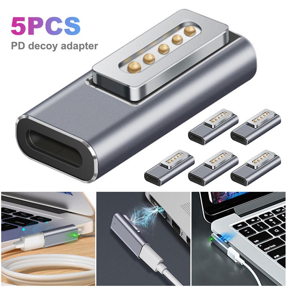 

Schnelllade-Typ-C-Buchse auf Magnetic PD-USB-адаптер для MacBook Air/Pro