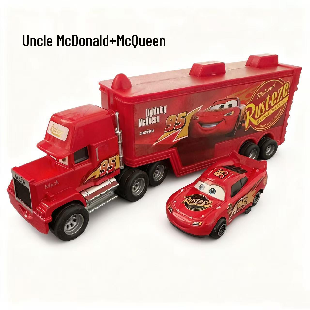 Cross Cars 3 Lightning McQueen Alloy Pull-Back Toy Truck for Kids