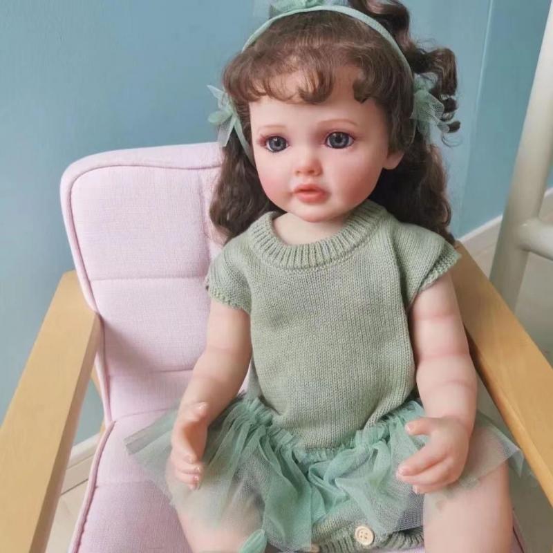 Simulation Baby Rebirth Doll Maddie3D Advanced Painted Cloth Body Simulation Baby Doll
