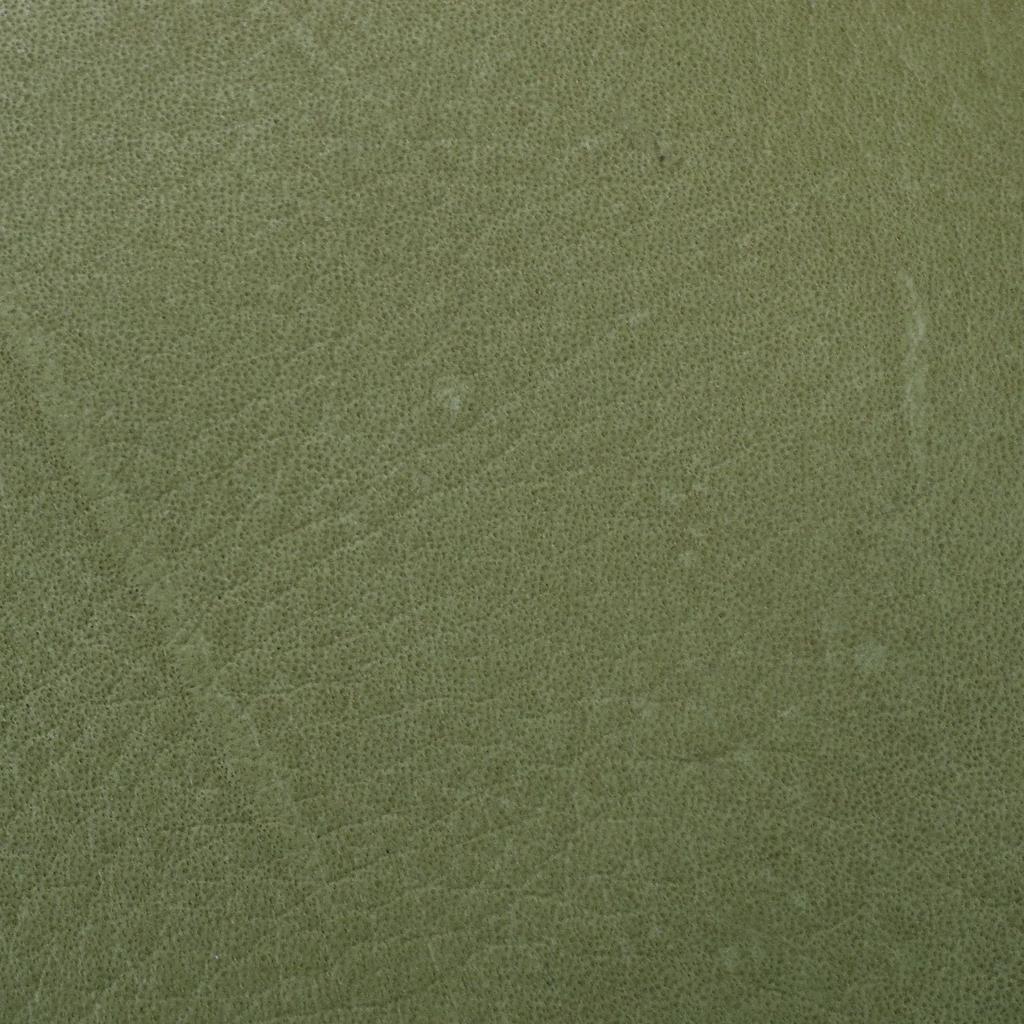 Kitamura Leather Bifold with a Unique Texture of Natural Materials Women's Wallet, PH0539, Khaki/Ivory Stitching, Green, 33915,