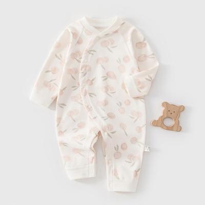 Pure Cotton Long Sleeve Baby Jumpsuit for Newborns and Toddlers - Spring, Autumn, Winter