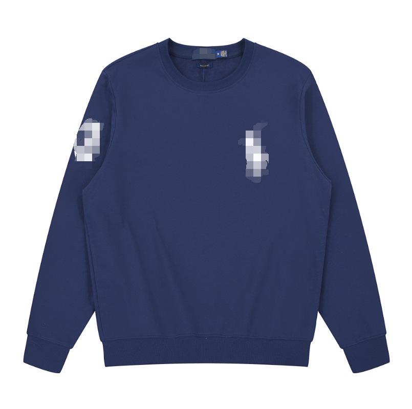 Men's Slim Fit Pure Cotton Long Sleeve Polo with Horse Embroidery