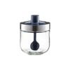 Outils d'assaisonnement, Combinaison de pots à épices, Couvercle cuillère intégré, Verre, Fournitures de cuisine, Salière, Bouteille à huile, Pot à assaisonnement
