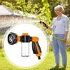 Tragbare Auto Schaumlanze Wasserpistole, 8 in 1 Jet Sprühpistole Seifenspender, Autowascher Sprüher Reinigungswerkzeug für Gartenarbeit im Hinterhof
