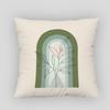 New Custom Modern Green Style Pillowcases Printed Square Pillowcase Home Decorative Zipper Pillow Cover 35X35Cm40X40Cm(One Side)