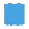 Steel Build Plate Double Sided Textured Low Temperature Print Bed Build Plate Replacement for 3D Printer Accessories