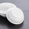 Diruien White Ceramic Round Serving Bowl