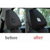 Seat Headrest Switch Button Cover Trim For BMW 3-Series G20 - Silver ABS