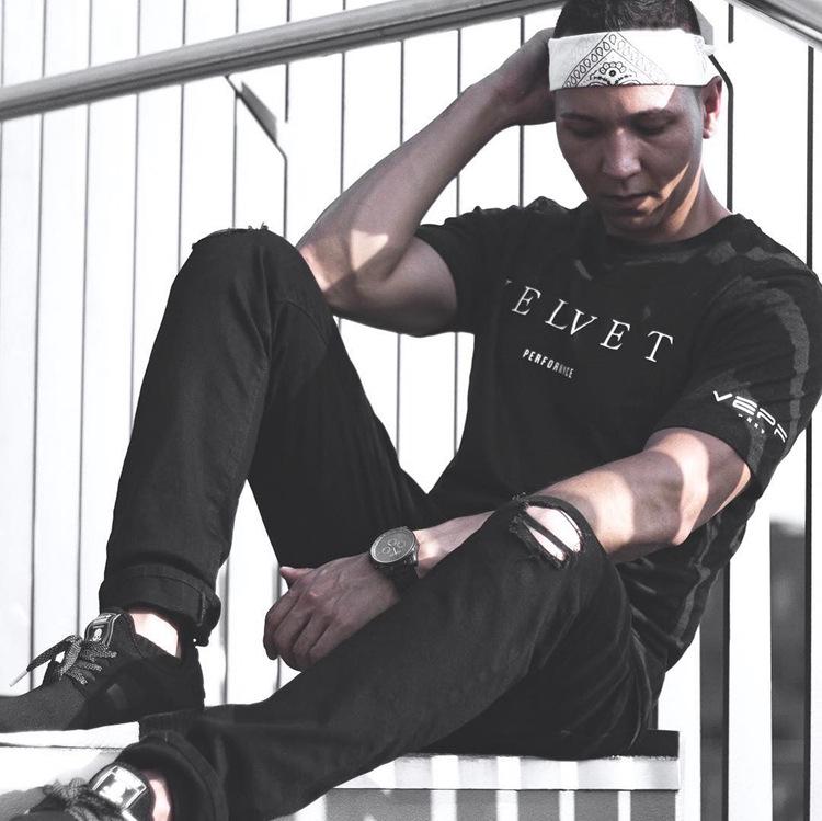 

Men s Slim Fit Crew Neck Cotton Tee - Breathable, Casual Spring Style XL