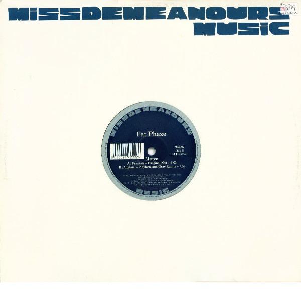 

12inch Record FAT PHAZE - Mateo MM002 Missdemeanours 2003 UK Dance & Electronica Used