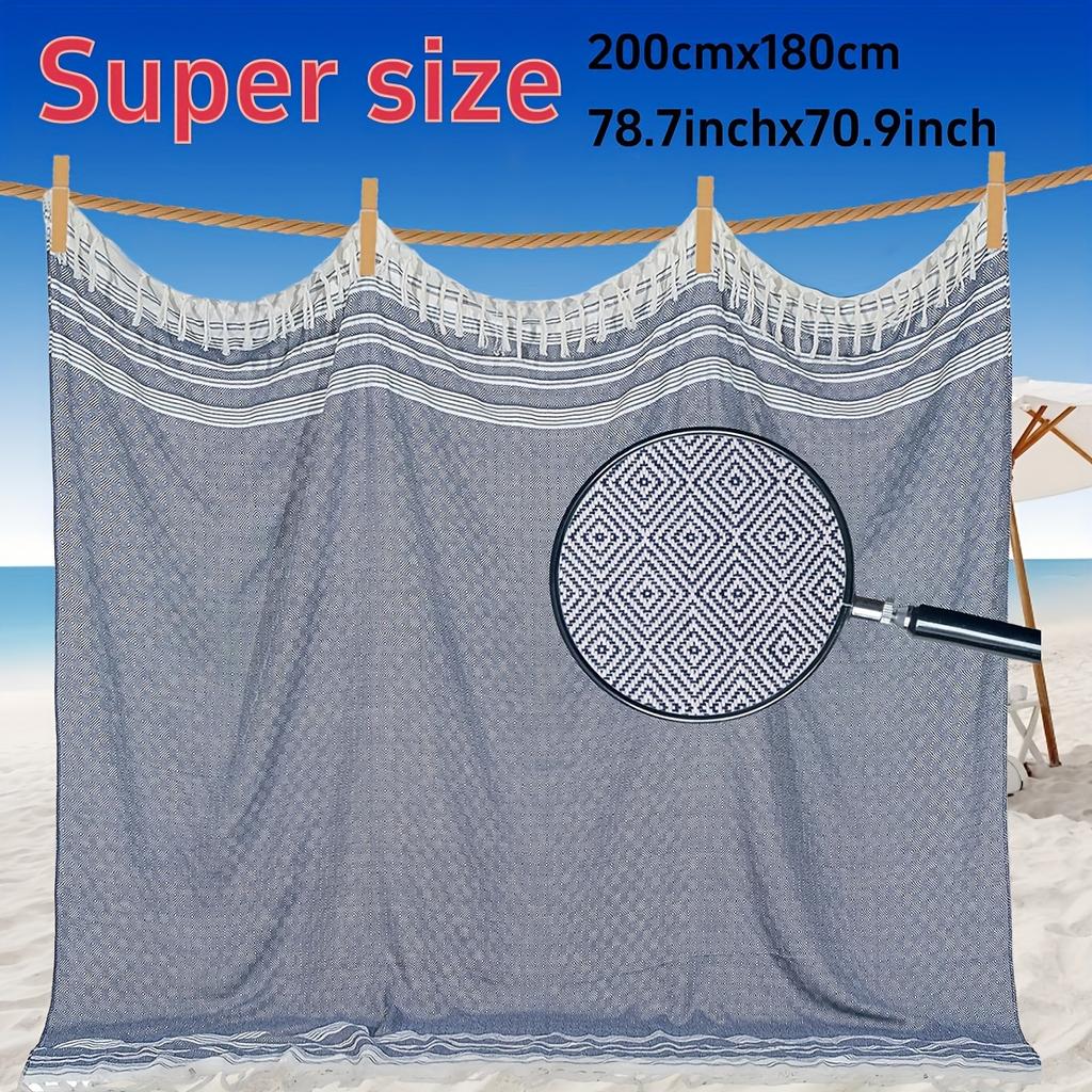 Extra Large Turkish Beach Towel Quick Dry Soft Sand Free Bohemian Blanket For Men Women Perfect Gift Vacation Pool Yoga