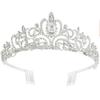 Koreanische Brautkrone Strass Perlenkrone Hochzeitskleid Haarschmuck Fotostudio Fotozubehör Brautschmuck