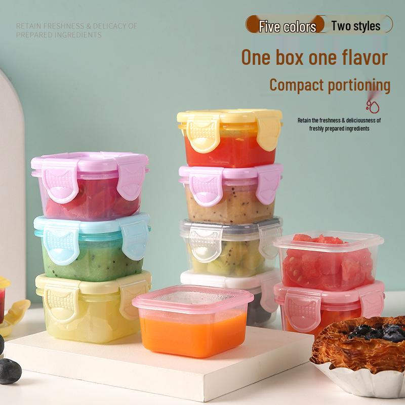 

Детский мини-контейнер из пищевого пластика для сохранения свежести и порционирования 60ml Single