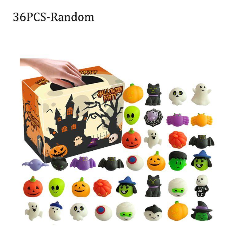 Halloween Squishies Mochi Toys 24pcs Mini Surprise Box For Kids And Adults