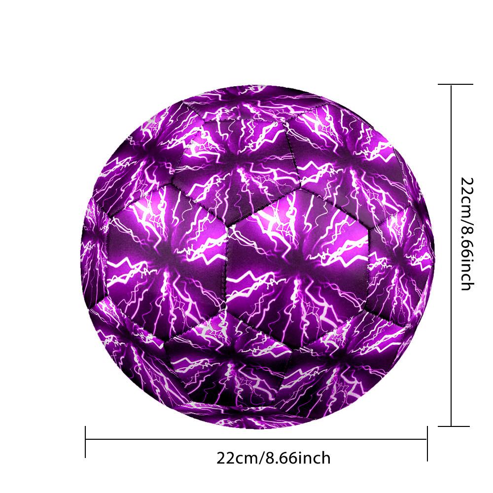1pc Electric Energy Burst Size 5 Soccer Ball Professional Match Training Football Indoor &Outdoor Sports Ball Lightweight Durable c6531